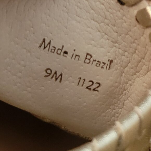 Jack Rogers- Leather Boating Sandals- Gold- Women's 9 New WO box - Picture 3 of 7